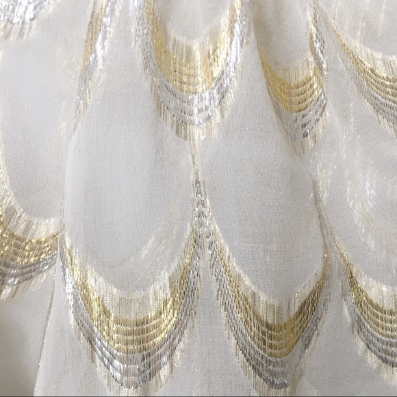 Lilly Pulitzer Elsa Top In Metallic Silk - Picture 4 of 8